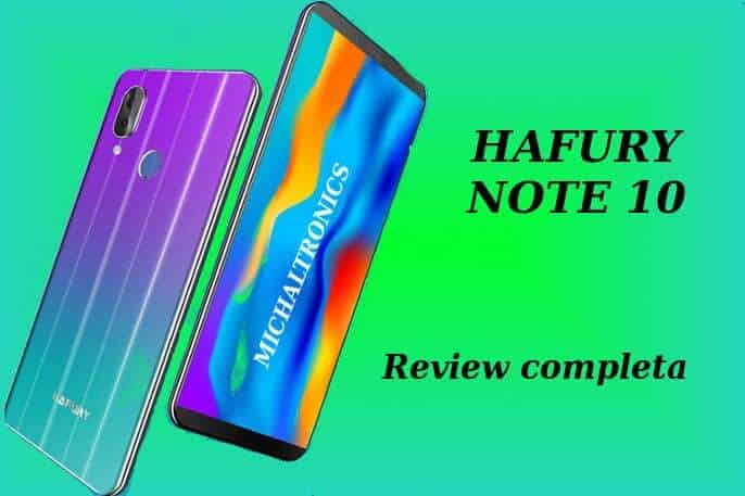 Hafury Note 10, smartphone muy barato y muy completo